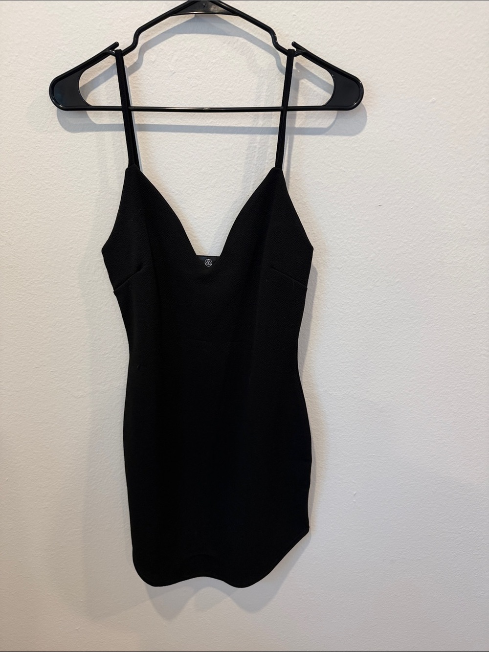 Missguided Black Spaghetti Strap V-Neck Camisole